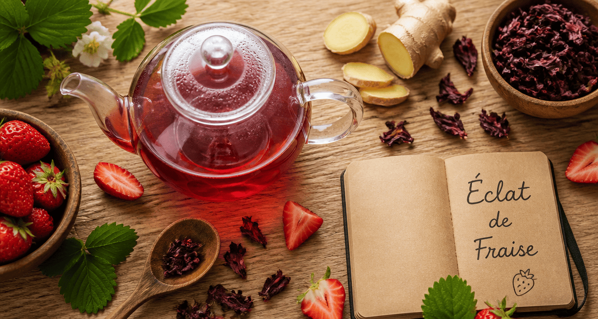 bienfait fraise the ou tisane en image