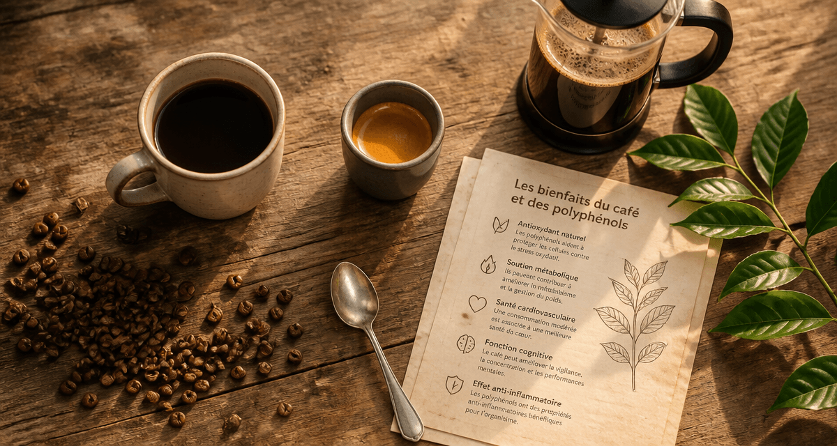 Café et inflammation : différents types de café sur table