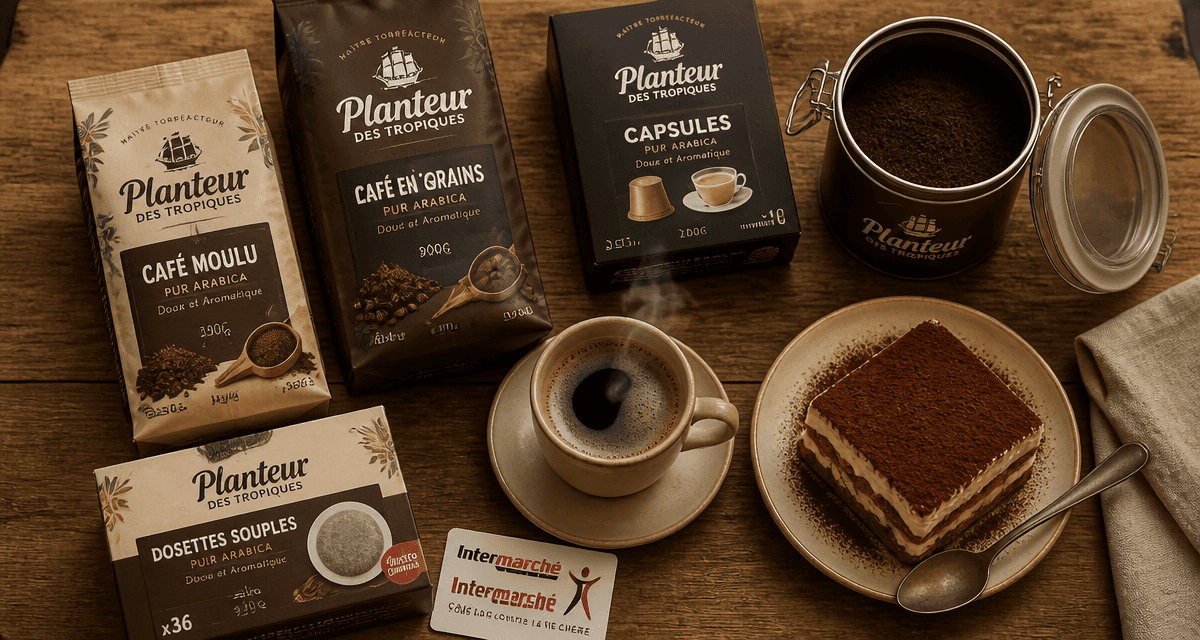 café planteur intermarché prix sur table