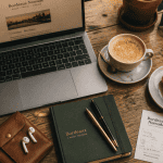 café pour travailler bordeaux table avec ordinateur