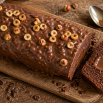 cake chocolat praline glaçage rocher noisettes