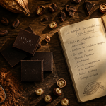 chocolat bon pour la sante noir et cacao sur table