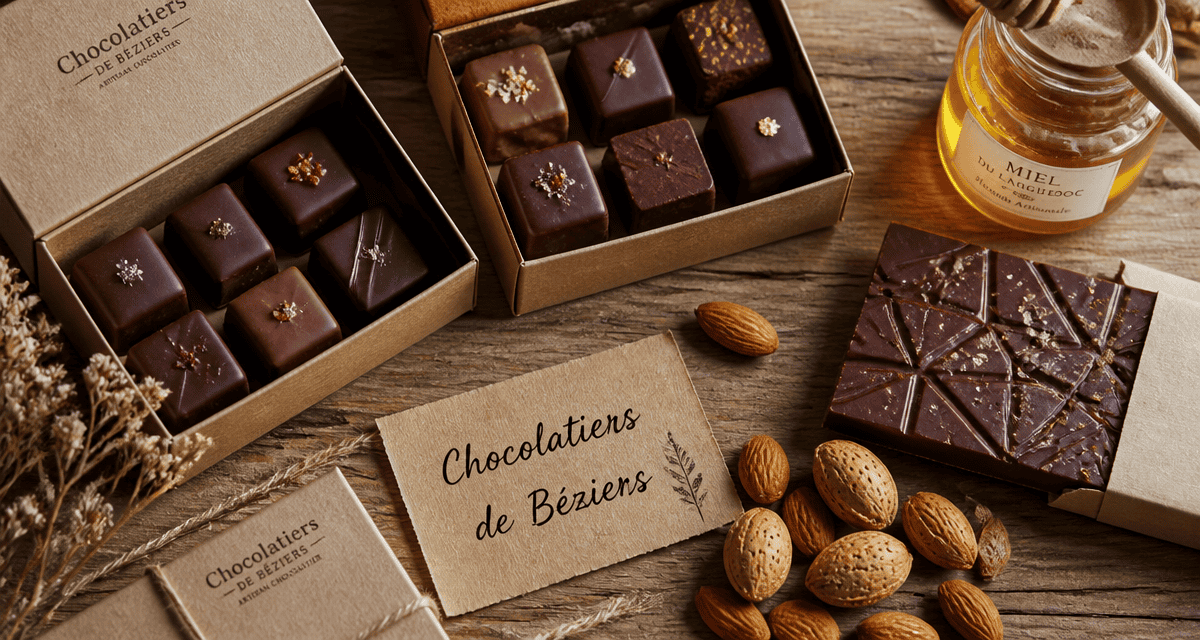 chocolatier beziers assortiment chocolats artisanaux