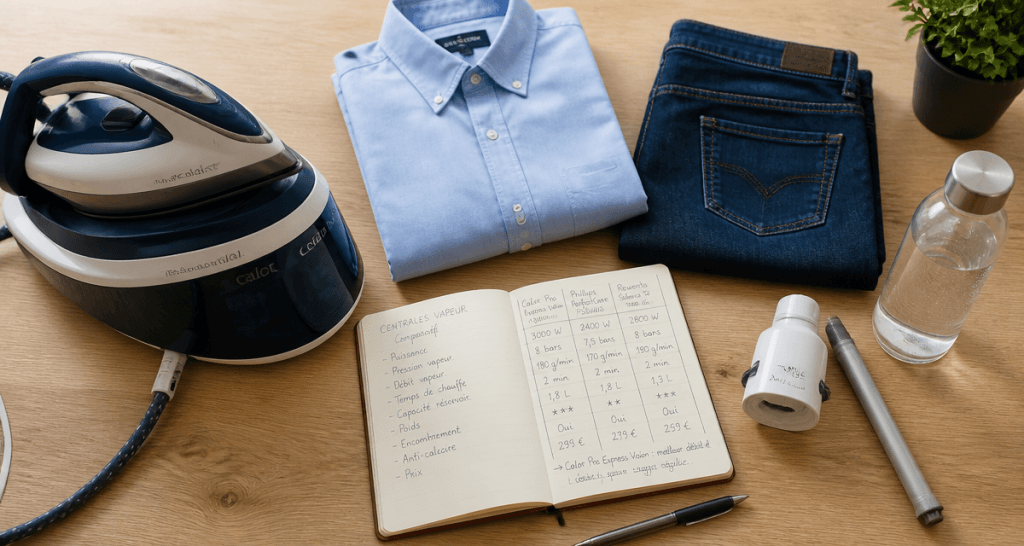 comment choisir une centrale vapeur sur table avec accessoires