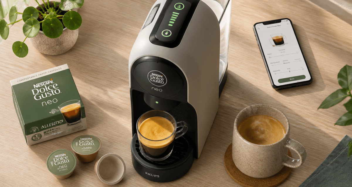 dolce gusto neo avis machine café et capsules compostables