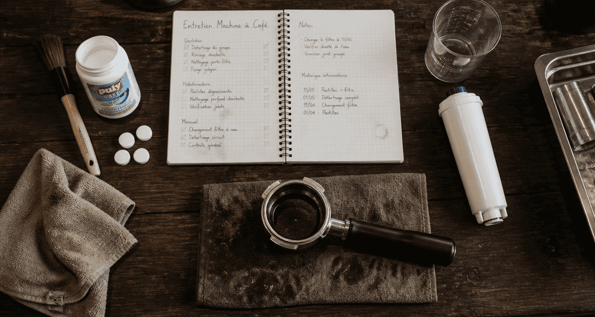 entretien machine à café professionnelle outils et accessoires