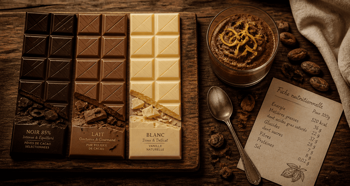 le chocolat noir fait il grossir tablettes mousse fiche nutrition