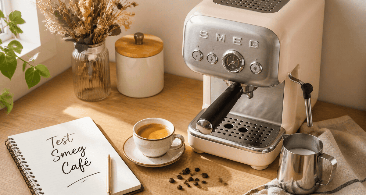 machine à café smeg avis sur plan de travail moderne