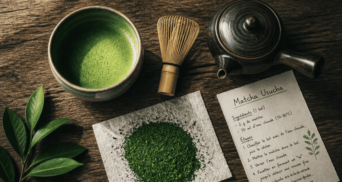 Thé Japon matcha bol chasen kyusu