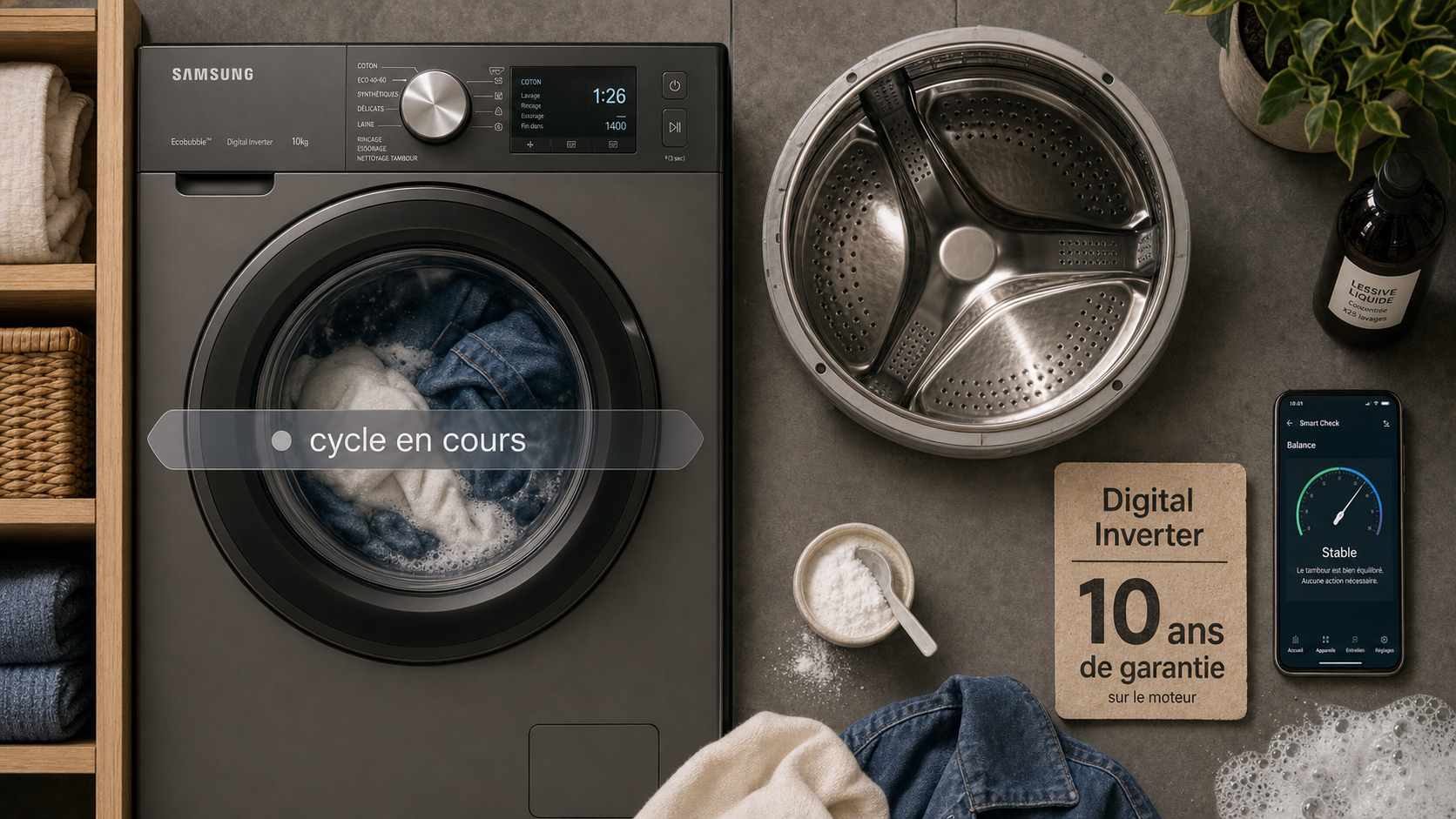 Avis lave linge Samsung : fiabilité, technologies et comparatif