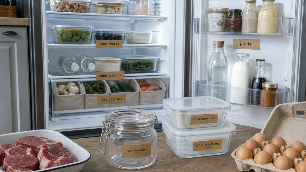 Comment ranger son frigo : 4 zones froid, frais, légumes, porte