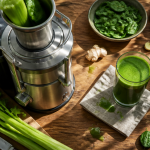 meilleur extracteur de jus professionnel avec fruits verts