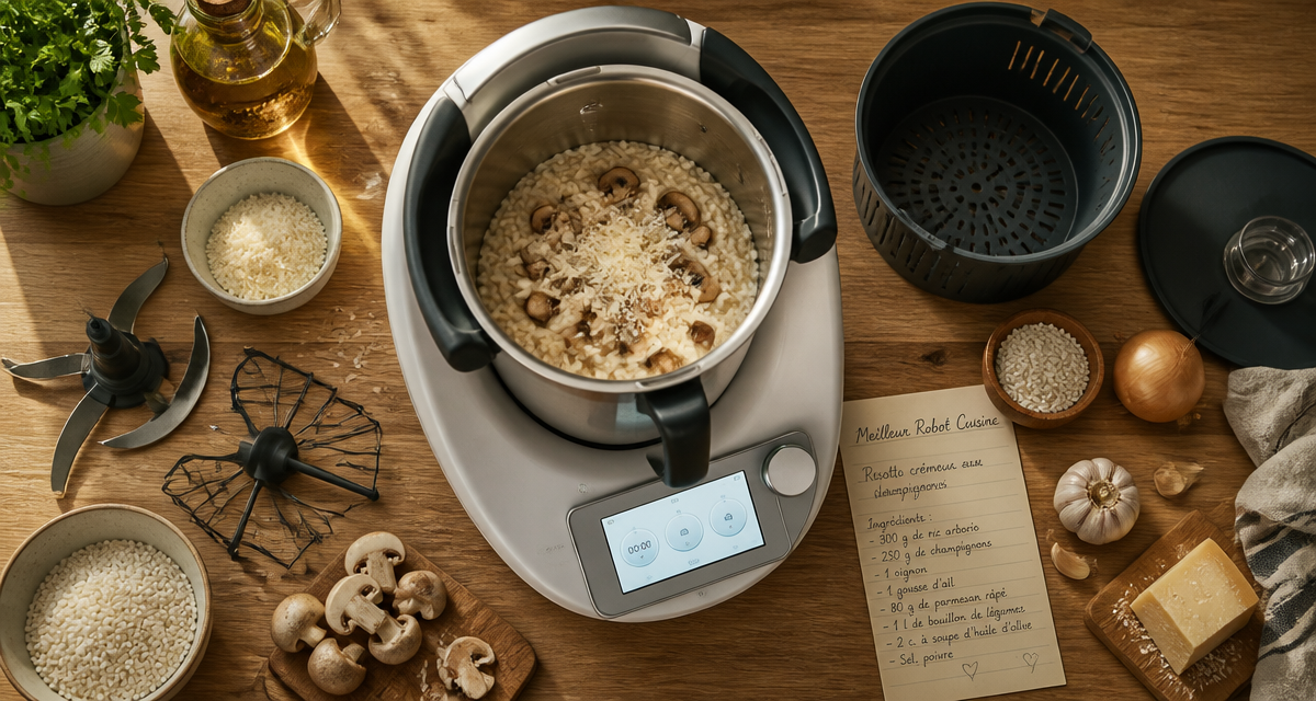 meilleur robot cuisine avec accessoires et risotto