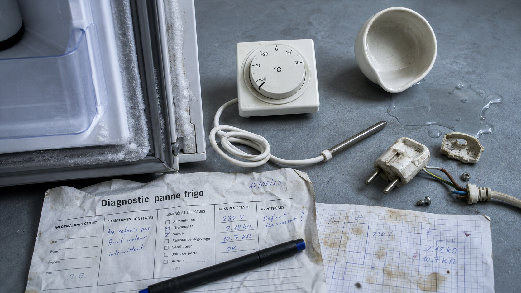 Panne frigo : diagnostic des causes et vérifications rapides