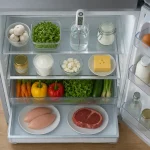 quelle température dans un frigo répartition aliments