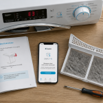 sèche linge candy smart touch problème code e3