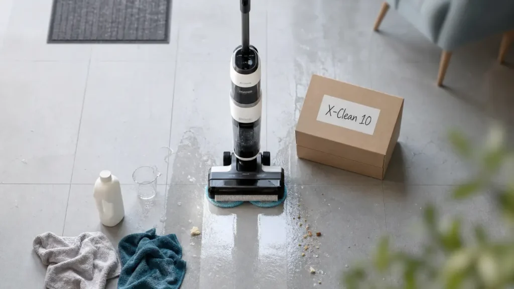 Aspirateur laveur Rowenta avis : X-Clean 10, simplicité et maniabilité