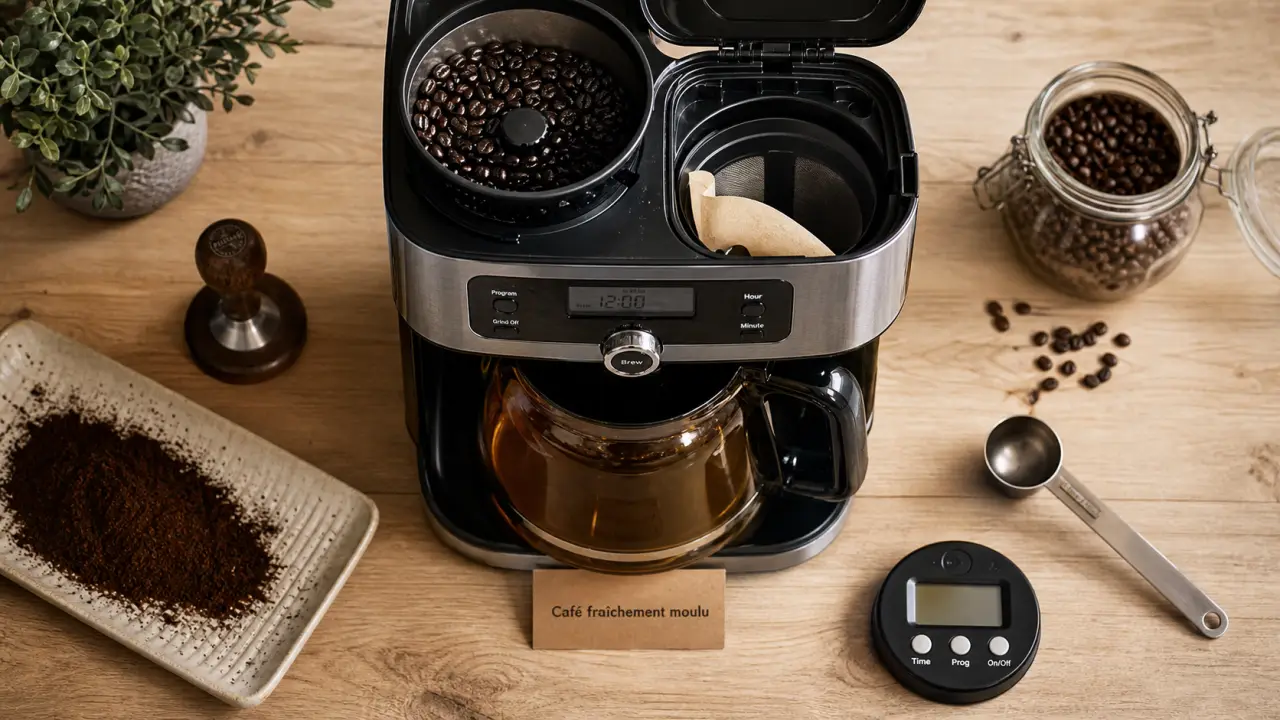 Cafetière Severin avec broyeur : avis, programmation et mouture réglable