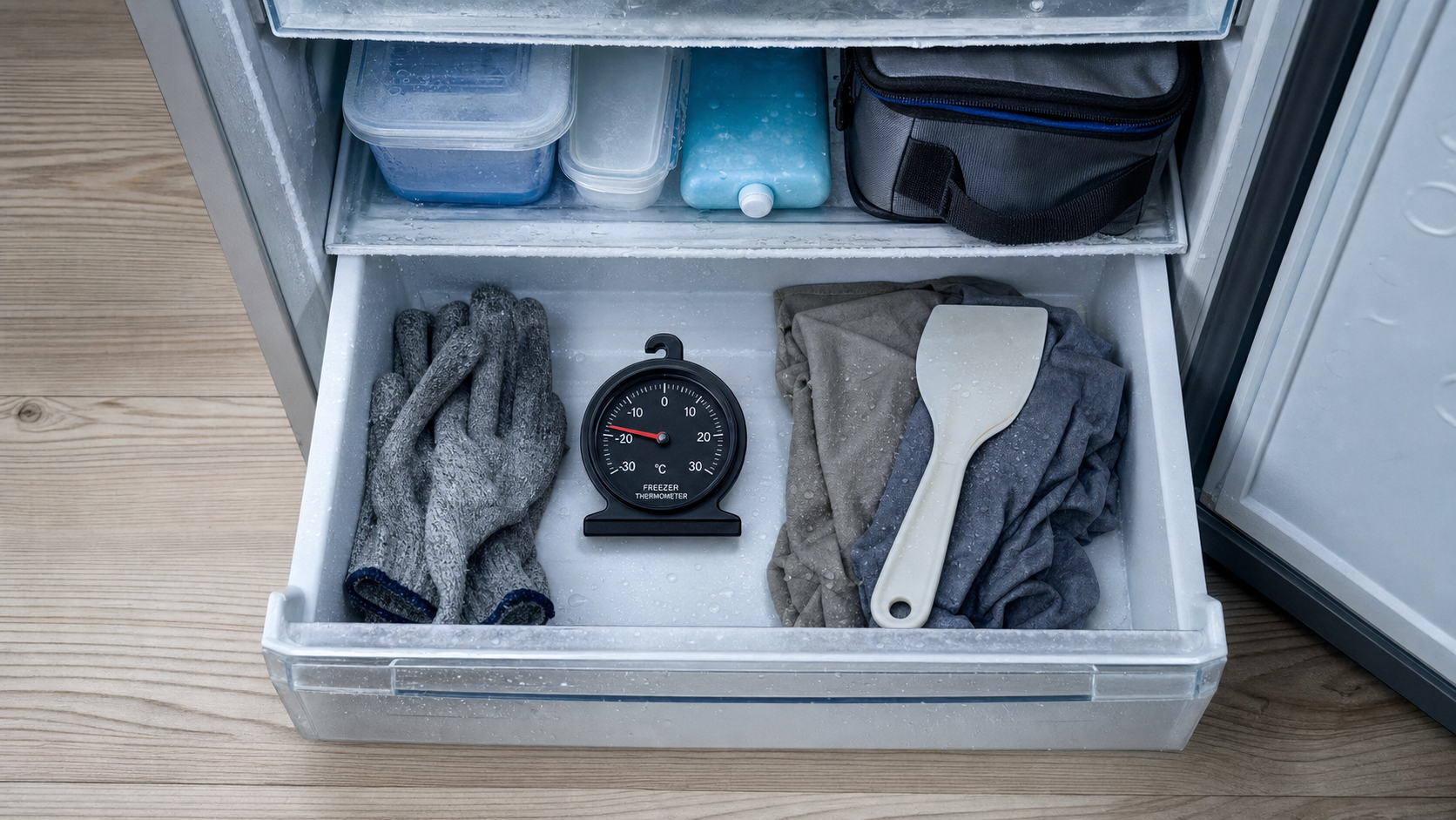 Thermomètre à -18°C : combien de temps avant de remplir un congélateur après dégivrage