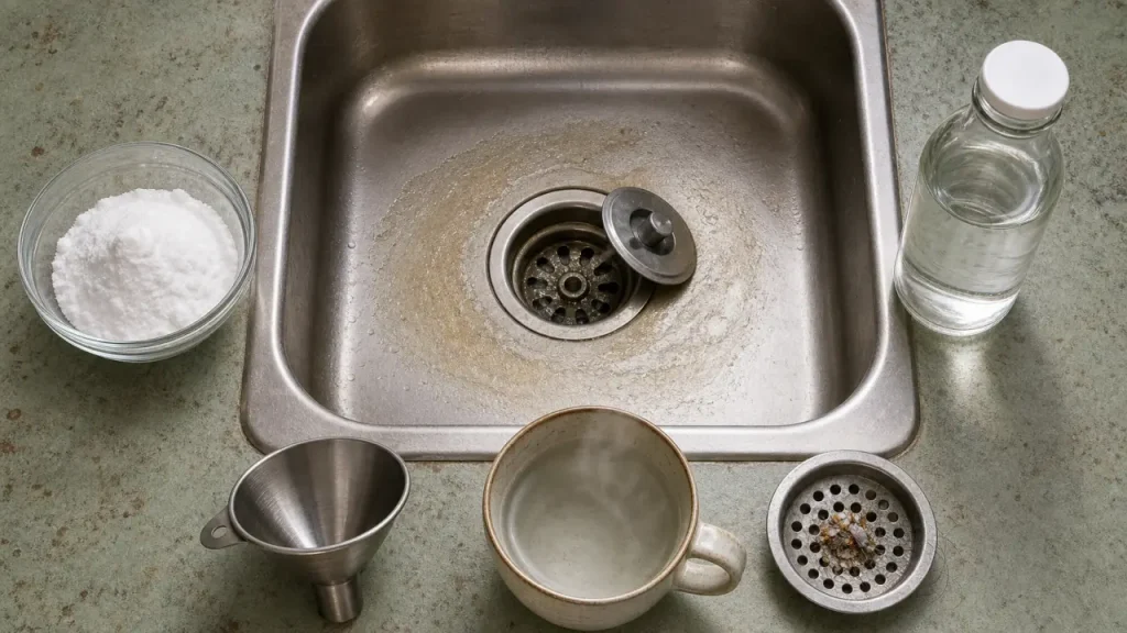 Canalisation qui sent mauvais : causes, vinaigre blanc et signes d’alerte