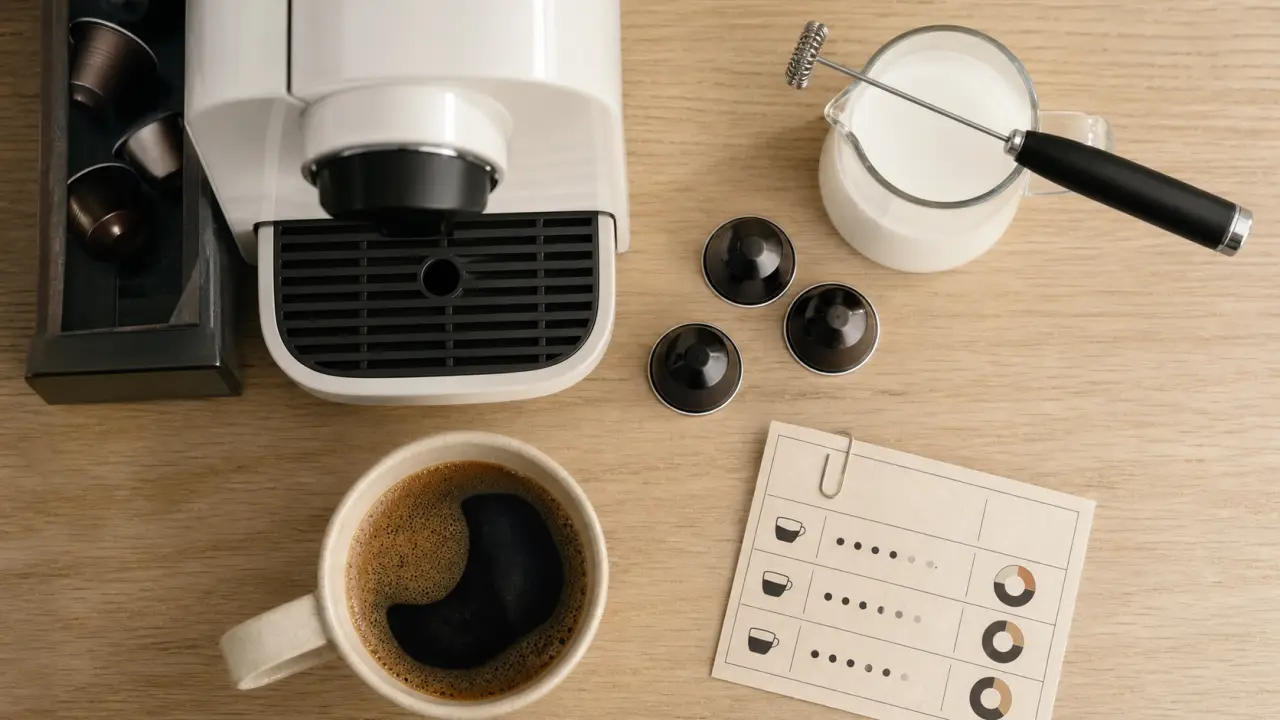 Nespresso machine comparatif Original Vertuo lait