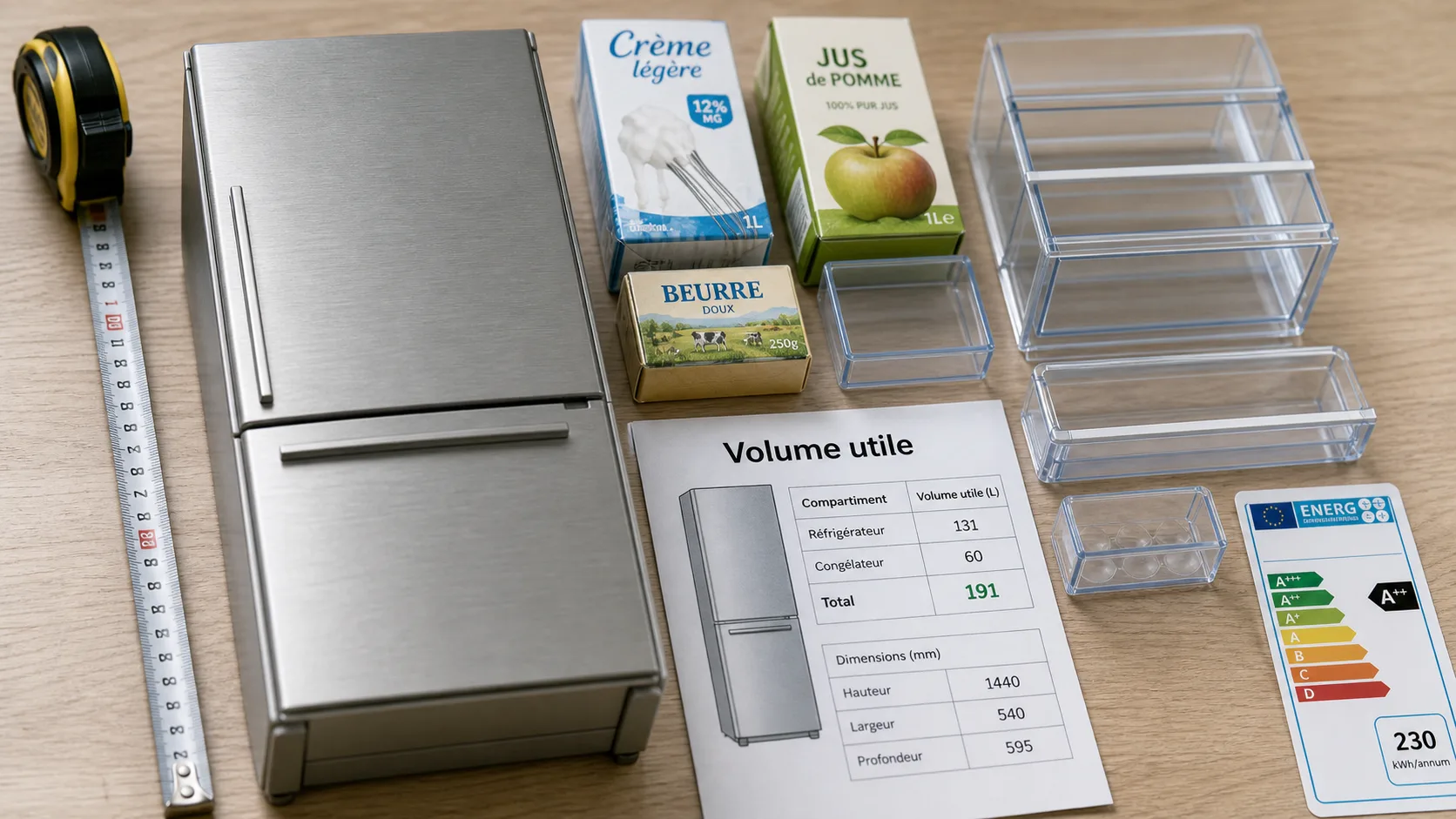 Quel frigo choisir : volume utile et froid ventilé