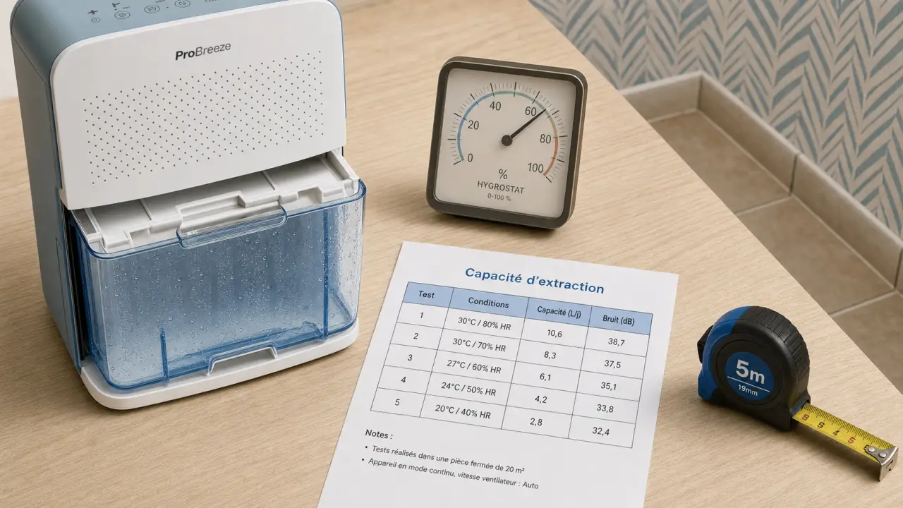 Test déshumidificateur que choisir : capacité, bruit et surface