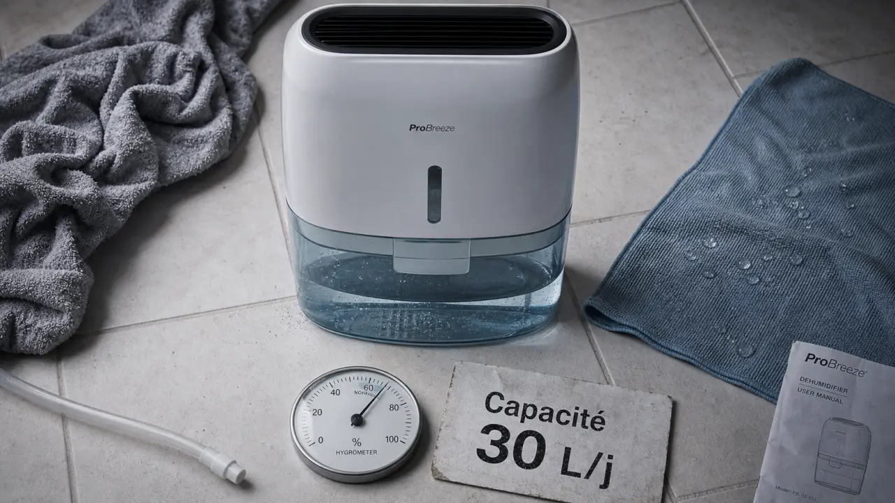 Test déshumidificateur que choisir : capacité et bruit comparés