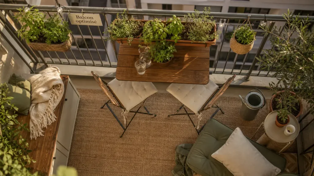 Aménager son balcon sans l’encombrer, selon sa surface et son usage