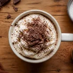 Café viennois maison : expresso corsé, crème fouettée et cacao