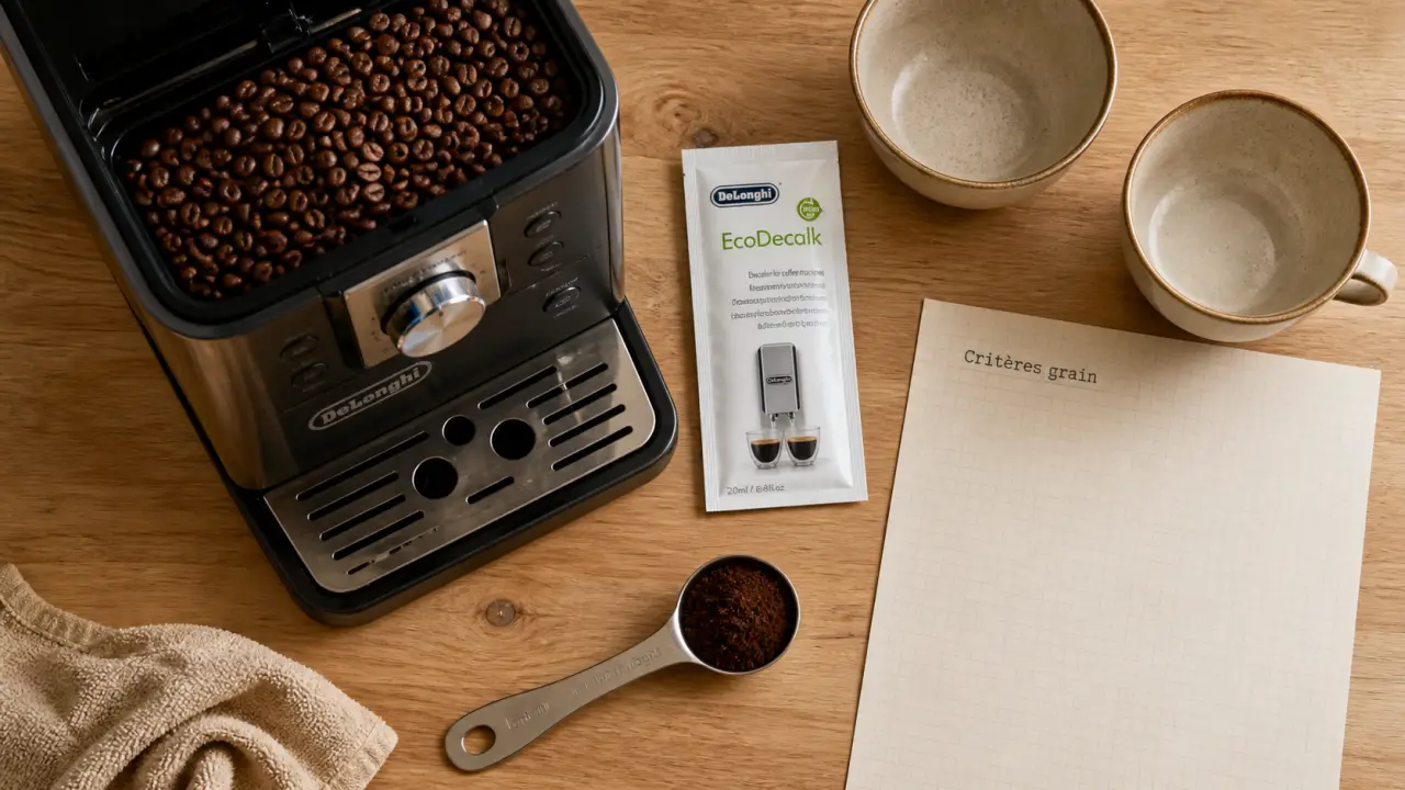 Comparatif machines a cafe grain : broyeur, entretien et usage pour machine à café grain