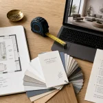 Cours de décoration d intérieur gratuit en ligne : plan 3D, carnet et nuancier