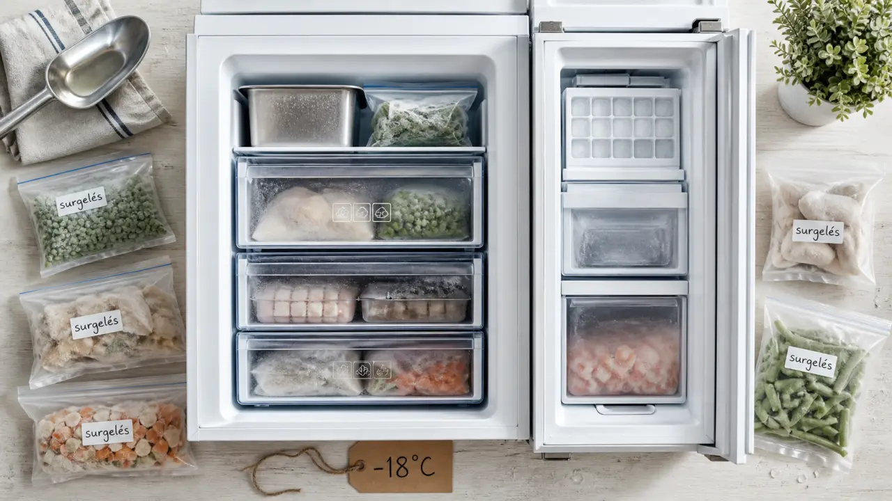Différence freezer congélateur : -18°C et conservation