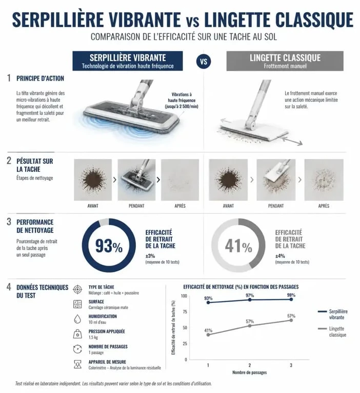 Efficacité du lavage pour meilleur aspirateur robot laveur