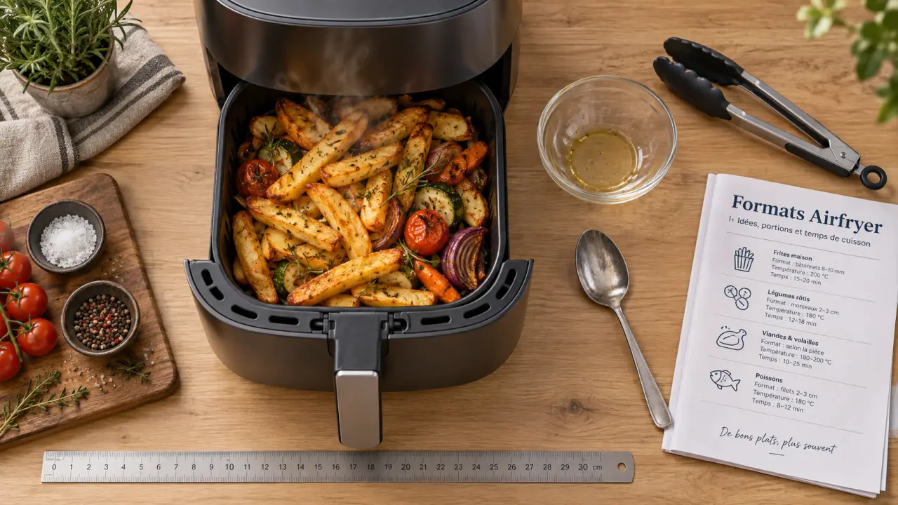 Comparatif airfryer : cuve compacte, double panier et colonne verticale