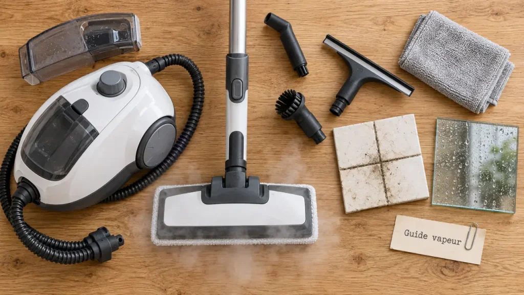 Nettoyeur vapeur balai ou traîneau : le bon format dépend de vos surfaces