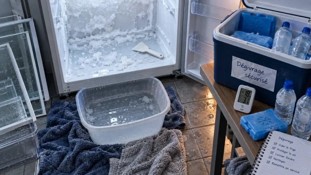 Dégivrer un frigo sans l’abîmer : 3 méthodes et 4 erreurs à éviter
