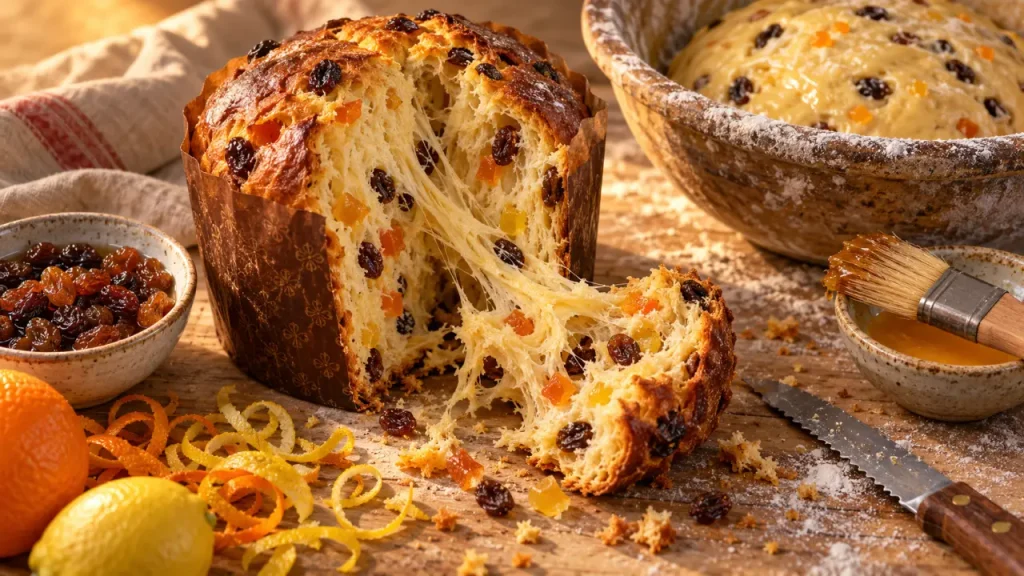 Réussir un panettone maison avec deux levées et une mie filante