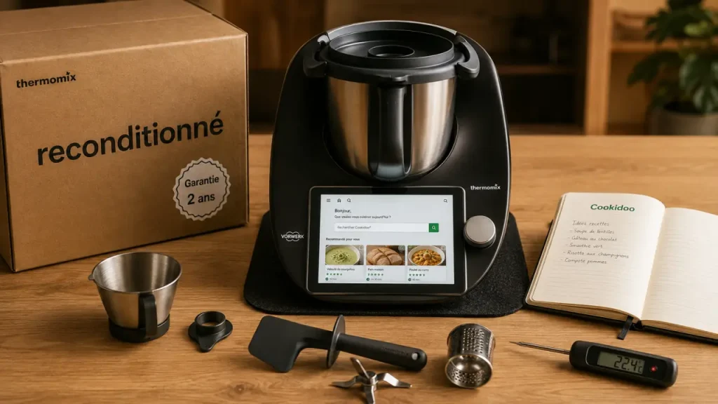 Thermomix TM6 reconditionné ou TM7 : garantie 2 ans, Cookidoo® et le bon choix