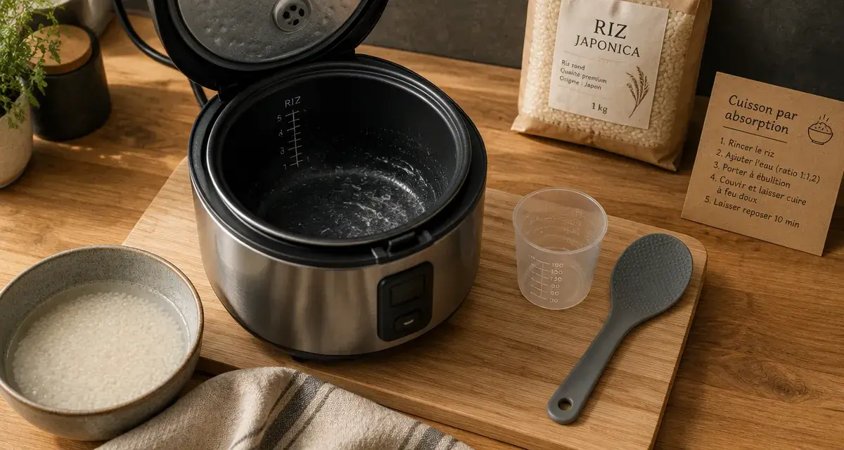 Meilleur cuiseur à riz compact, cuve antiadhésive et riz