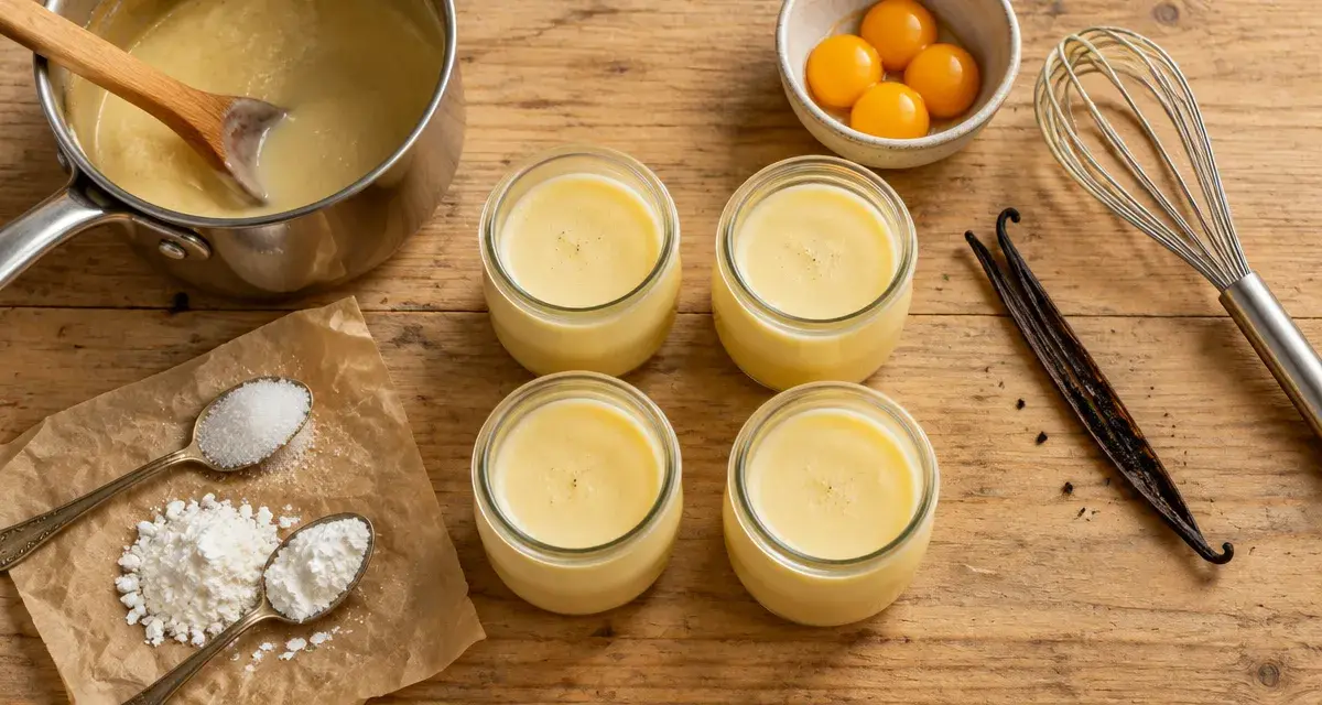 Recette avec des jaunes d œuf : pots de crème avec jaunes