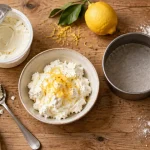 Recette dessert à la ricotta : gâteau ricotta-citron, ricotta et citron