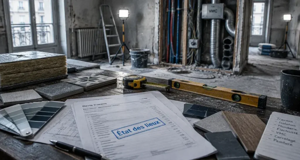La rénovation intérieure se prépare avec un diagnostic, un budget et un ordre des travaux