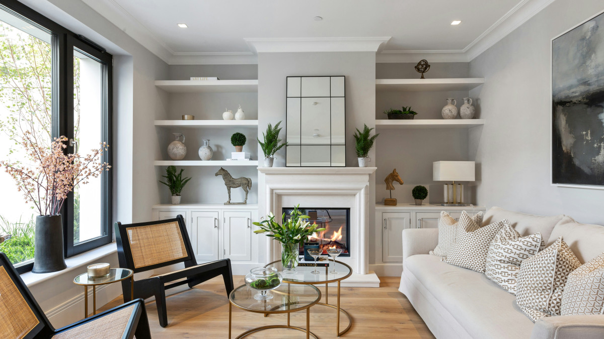 salon bien décoré