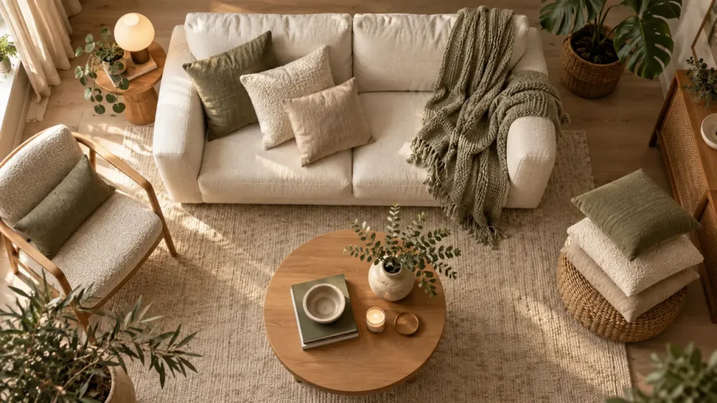 Salon cocooning scandinave : les règles pour conjuguer épure et confort